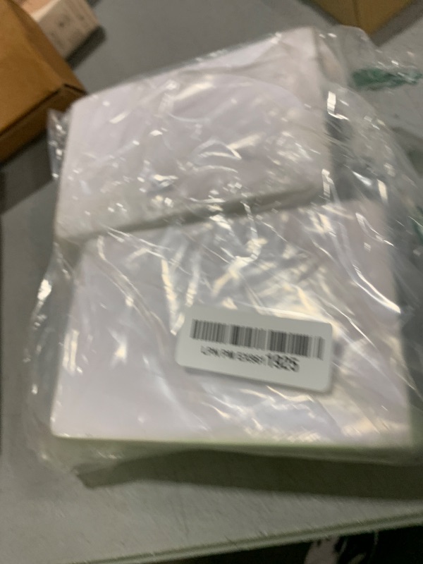 Photo 1 of MBLABEL Thermal Direct Labels, 4"x6" Fanfold Thermal Label Printer Paper, Thermal Shipping Label Compatible with Zebra, MUNBYN and Rollo, Permanent Adhesive (500 Labels)