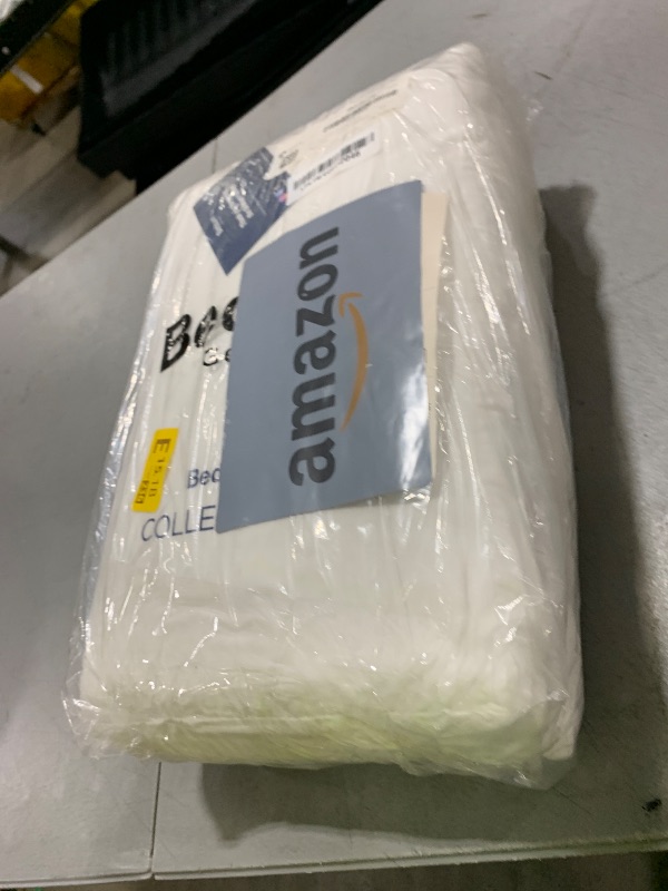 Photo 1 of Bedsure Cotton Duvet Cover King - 100% Cotton Waffle Weave Coconut White Duvet Cover King Size, GentleSoft™ and Breathable Bedding Set for All Season, 3 Pieces, 104"x90"