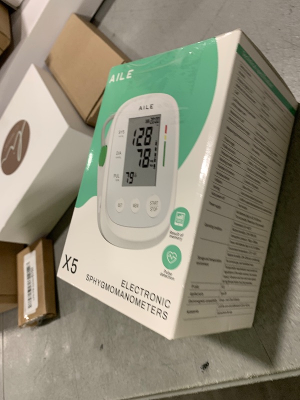 Photo 1 of Blood Pressure Monitor, AILE Blood Pressure Machine Upper Arm Large Cuff(8.7"-16.5"), High Automatic Blood Pressure Monitors Cuff for Home Use, (BP) Manual Arm Blood Pressure Monitors, 2 * 99 Memory