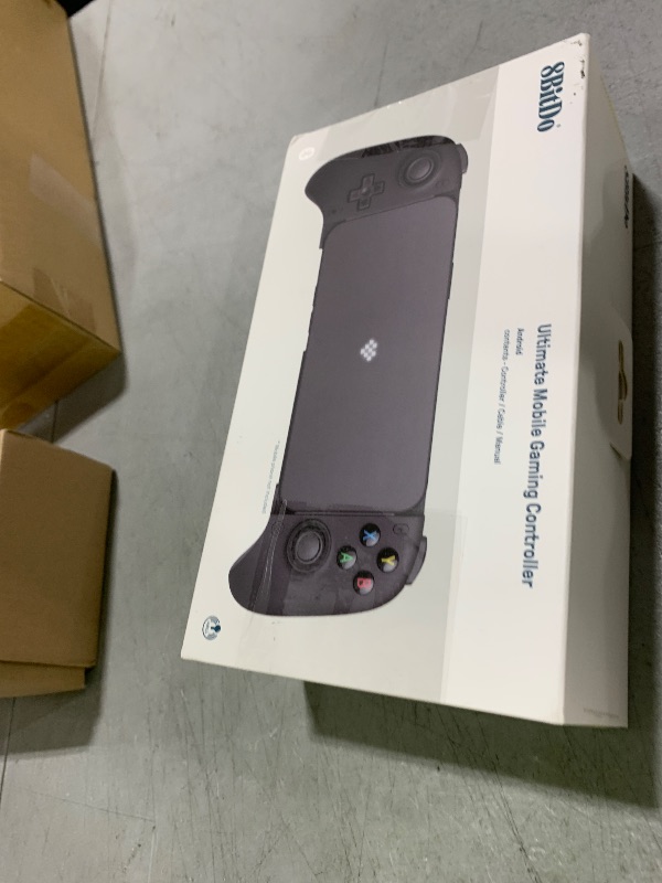 Photo 1 of 8Bitdo Ultimate Mobile Gaming Controller for Android devices, Bluetooth Mobile Game Controller with Hall Effect Joysticks and Hall Triggers (Black)