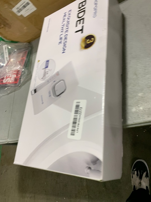 Photo 1 of HOPOPRO Bidet with Single Finger Water Pressure Control, Self Cleaning Hygienic Dual Nozzle (Feminine/Rear Wash), Non-Electric Bidet Attachment for Toilet Seat, Easy DIY Install <5 Min -White