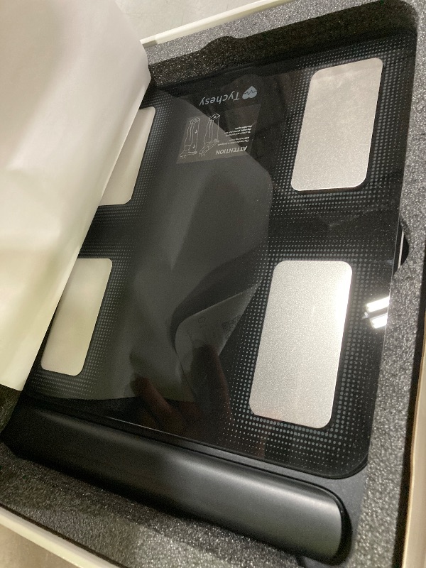 Photo 1 of Tychesy Body Pod Smart Scale with BMI Body Fat Muscle Mass, 8 Sensors Body Composition Scales Most Accurate with APP up to 24 Users