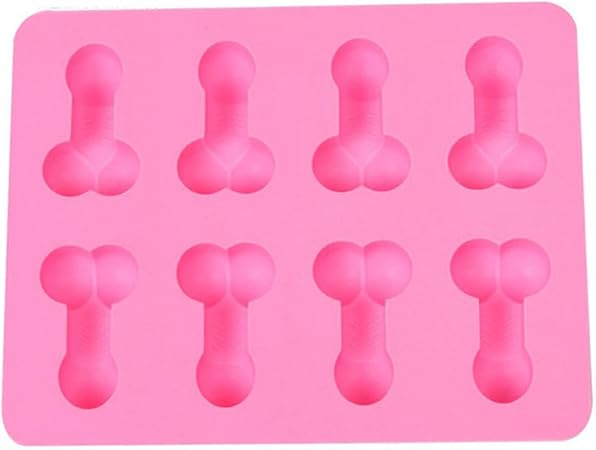 Photo 1 of 8 Cavities Silicone Soap Molds Funny Shapes Durable Non-Stick Silicone Soap Making Kit For Adults And Kids Easy To Clean Silicone Chocolate Molds For Filled Chocolate