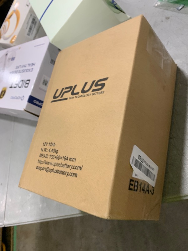 Photo 1 of UPLUS YTX14AHL-BS Motorcycle Battery, EB14A-3 12V 12Ah SLA Batteries Maintenance Free Scooter ATV AGM Battery, Replacement for PTX14AHL-BS, GTX14AHL-BS, YUAM62H4L, YB14L-A2, 12N14-3A, YB14L-B2, ETX15L