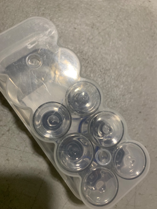 Photo 1 of Ehoycq 5ml Sealed Vials with Self Healing Injection Port and Plastic-Aluminum Flip Caps,Glass Empty Vials for Injection 10 Pack