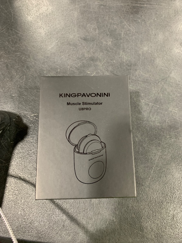 Photo 1 of KingPavonini Wireless TENS Unit, Muscle Stimulator for Pain Relief, Portable Rechargable TENS EMS Machine, LED Screen, Remote, Dual Channel 6 Modes 16 Intensity Massager, Charging Case (4 Pads)