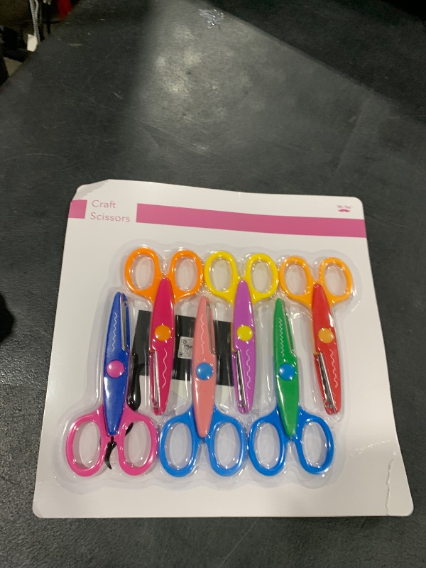 Photo 1 of Mr. Pen Craft Scissors - Decorative Edge, 6 Pack, Zig Zag, Scrapbooking, Fancy, Pattern, Design