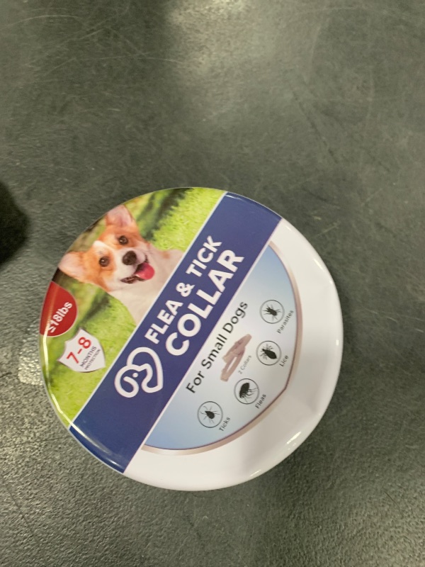 Photo 1 of NJKPUYT Small Dog Flea Collar, Tick Collar for Puppy Dogs, Flea Collars for Small Dogs Under 18 lbs, 8 Months Protection-2P
