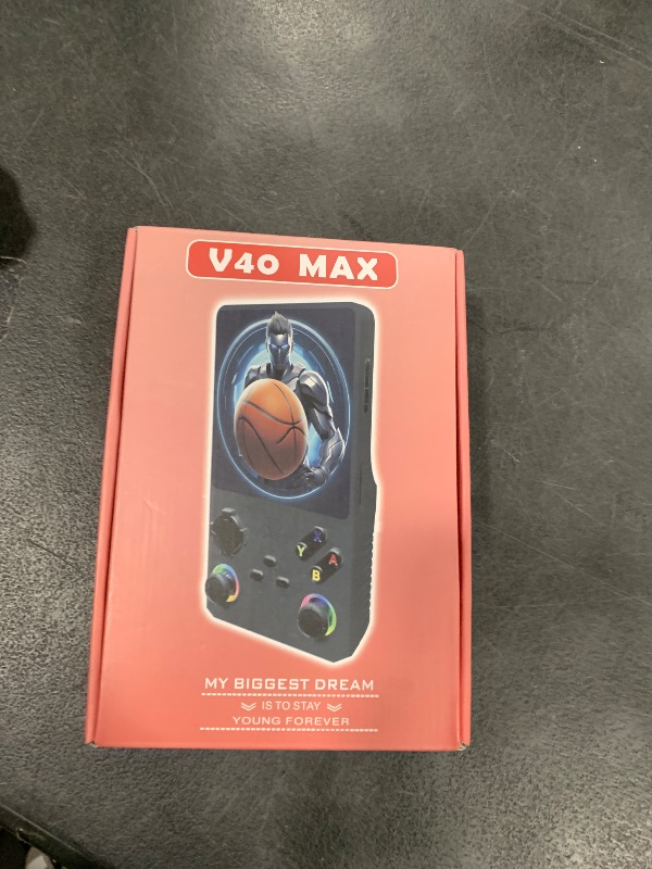 Photo 1 of 2025Newly Upgraded V40 MAX Retro Handheld Game Console with 256G Built-in 20000+ Classic Games, 4.0 Inch 4K HD IPS Screen Open Source Linux System, 4000mAh Battery, Portable Pocket Video Game Console