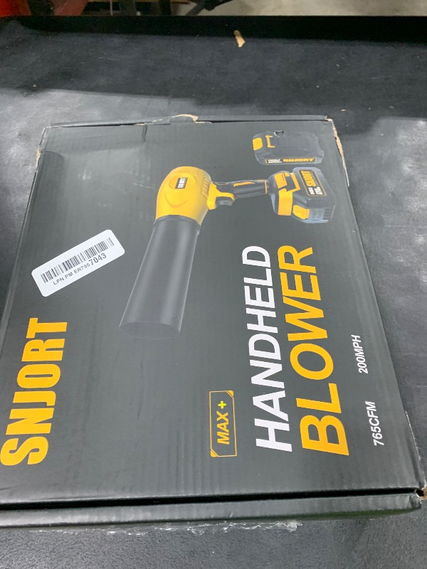 Photo 1 of Leaf Blower Cordless with Battery and Charger,500,000 RPM,Extended Nozzle,Lightweight Handheld Design,Blower for Patio Cleaning,car Blowing Water,Blowing Leaves and Dust