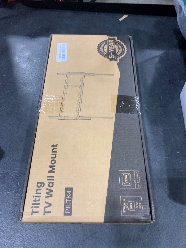 Photo 1 of Pipishell Tilt TV Wall Mount Bracket Low Profile for Most 37-75 Inch LED LCD OLED Plasma Flat Curved TVs, Large Tilting Mount Fits 16"-24" Wood Studs Max VESA 600x400mm Holds up to 132lbs