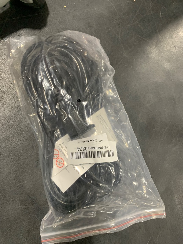 Photo 1 of Skrizcable 16/3 25 FT Outdoor Extension Cord Waterproof, Weatherproof & Flame Retardant Black 3 Prong Power Cord Outside for Lawn & Garden, 13 Amps 1625 Watts 125 VAC 16AWG SJTW, ETL Listed
