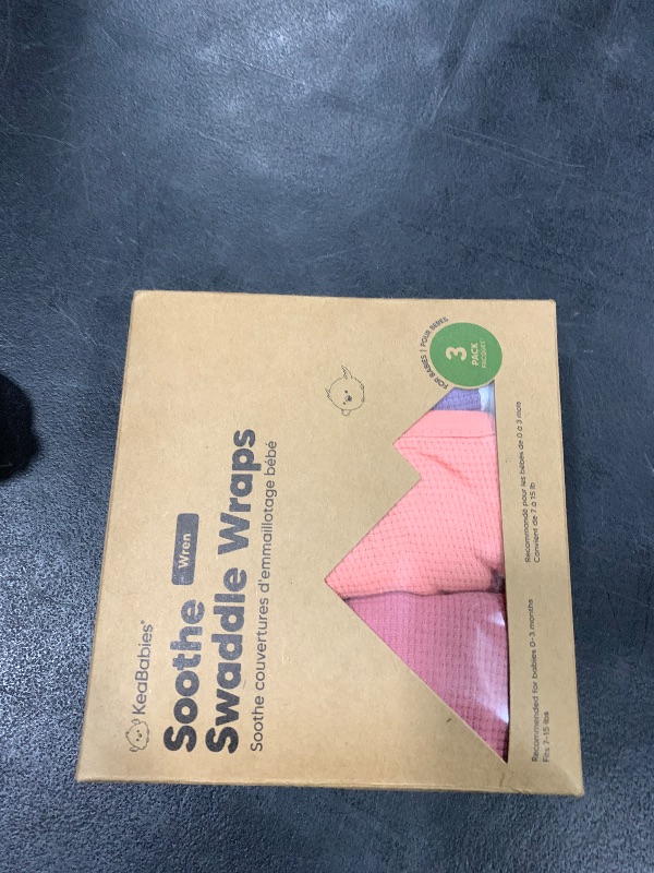 Photo 1 of 3-Pack Organic Swaddles for Newborns, Baby Sleep Sacks 0-3 Months - Baby Swaddle Wrap, Newborn Wearable Blanket, Infant Sleep Sack for Girls, Boys, Soft & Snug, Large Hook & Loop Closure (Vivacious)