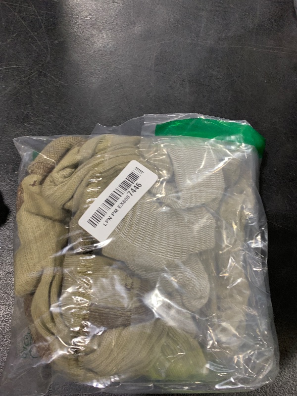 Photo 1 of Carhartt Men's SC6203M Lightweight Cotton Blend Crew Sock 3-Pack - Large - Khaki