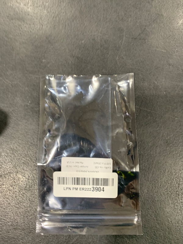 Photo 1 of 100pcs California JOS 2.54mm Black Jumper Caps Standard Circuit Board Jumper Cap Shunts Short Circuit Connection Pin Blocks