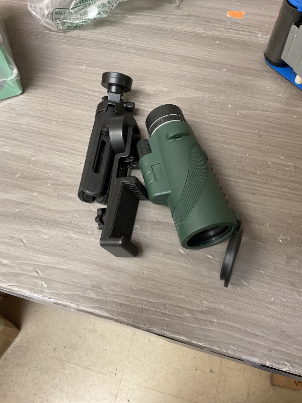 Photo 1 of Monocular-Telescope 80x100 High Powered Monoculars High Definition for Adults High Powered with Smartphone Adapter Telescope Hunting Wildlife Bird Watching Travel Camping Hiking-Green