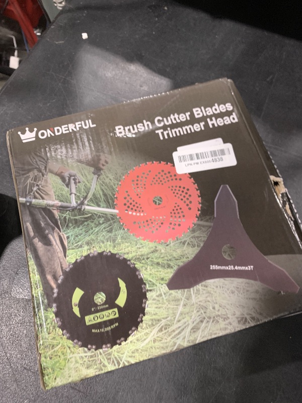 Photo 1 of VIDICA 2 Pack Carbon Steel Brush Cutter Blades, 10" x 3 Teeth Weed Eater Blades for 20mm or 25.4mm Arbor, Compatible with Husqvarna, Stihl, Ego, Oregon, Hitachi, Makita Brush Cutter, Weed Wacker etc