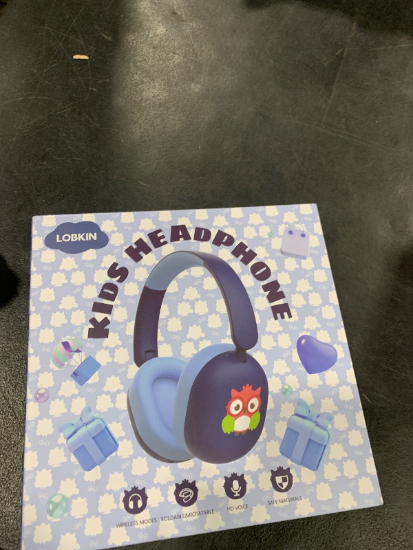 Photo 1 of LOBKIN Kids Headphones Bluetooth 5.4,Over Ear Kids Headphones Wireless with Mic 55H Playtime AUX Cord 85dB Safe Volume Limited Foldable Design for Boys Girls Travel/School/iPad