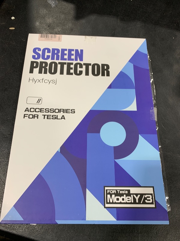 Photo 1 of Hyxfcysj 2025 Upgrade Tesla Model Y/3 Screen Protector Accessories Matte [Anti glare Anti Fingerprint] 9H Tempered Glass Screen Protector with Alignment Kit for Model Y(2025-2020)& Model 3?2023-2017?