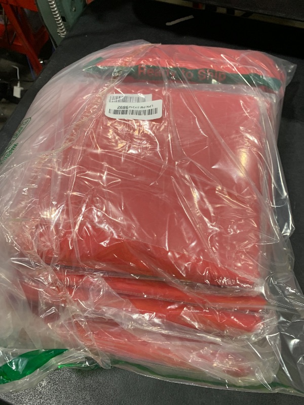 Photo 1 of 8 Pack Premium Round Tablecloth - 108 Inch Red Table Covers - Bulk Washable Polyester Fabric - Wedding Party Reception Banquet Buffet Restaurant