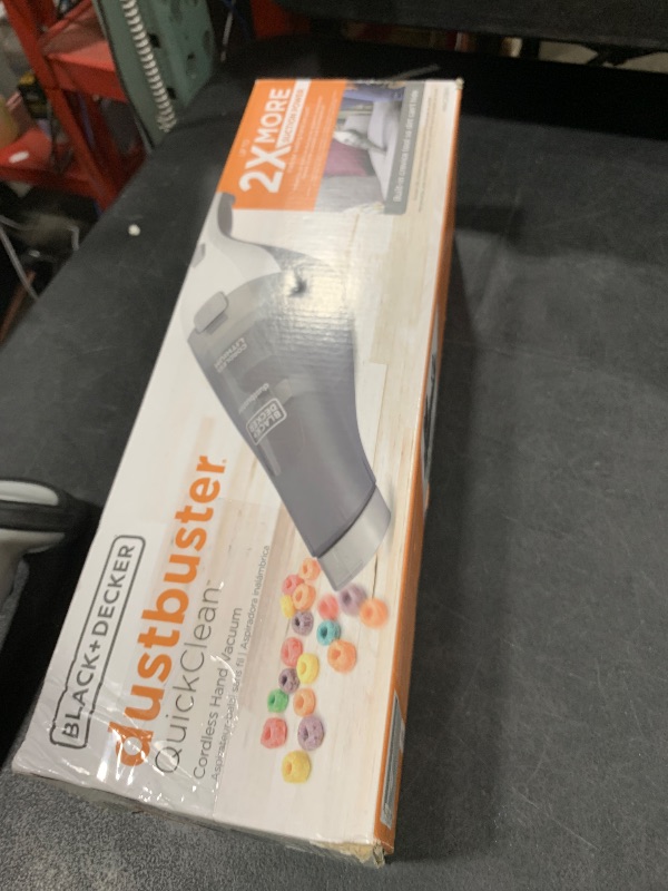 Photo 1 of BLACK+DECKER dustbuster QuickClean Cordless Handheld Vacuum, Car Vacuum Portable (HNVC215B10)