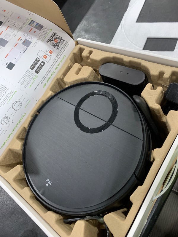 Photo 1 of Robot Vacuum and Mop Combo, Robotic Vacuum Cleaner 2 in 1 Vacuuming Mopping with Schedule, Wi-Fi/App/Remote, Max Suction 2000Pa, Self-Charging, Slim, Ideal for Hard Floor, Pet Hair, Low-Pile Carpet