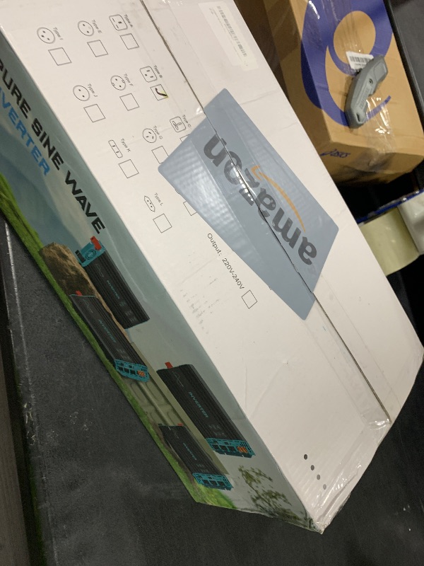 Photo 1 of 2000 Watt Pure Sine Wave Power Inverter, 12V DC to 110 Vdc to 120 Vdc, for Home, RV and Off-Grid Solar Systems, with 2 AC Outlets and USB Port, LCD Display, with Remote Control