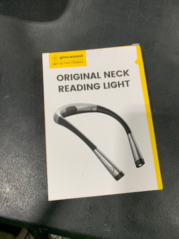 Photo 1 of Glocusent Book Light, 3-Color & 6-Brightness Reading Light, Bendable Neck Light, 80-hr Lasting Rechargeable Lamp, Perfect Book Light for Reading in Bed, Knitting, Camping, Repairing, Book Lovers Gifts