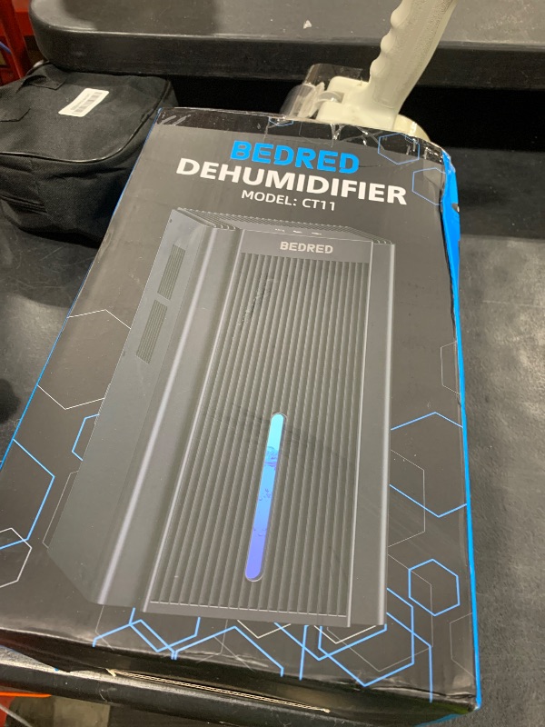 Photo 1 of Dehumidifier,95OZ Dehumidifier for Home 1000 Sq.Ft - Quiet with Auto Shut Off & Relaxing 7 Color Ambient Light,Ideal for Livingroom, Bedroom, Basement(Black)
