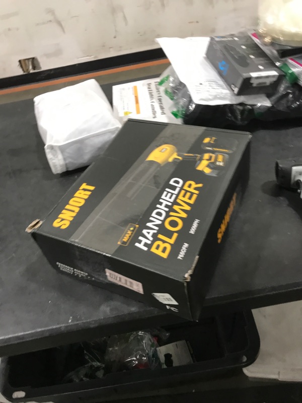 Photo 1 of Leaf Blower Cordless with Battery and Charger,500,000 RPM,Extended Nozzle,Lightweight Handheld Design,Blower for Patio Cleaning,car Blowing Water,Blowing Leaves and Dust