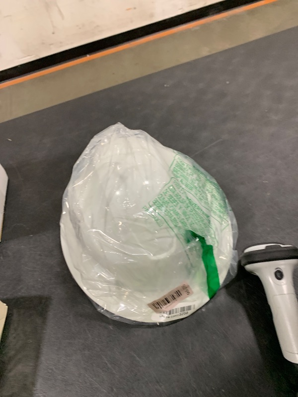 Photo 1 of LANON White Full Brim Hard Hat, OSHA Construction Work Approved, HDPE Safety Helmet with 4 Point Adjustable Ratchet Suspension, Class E, G & C