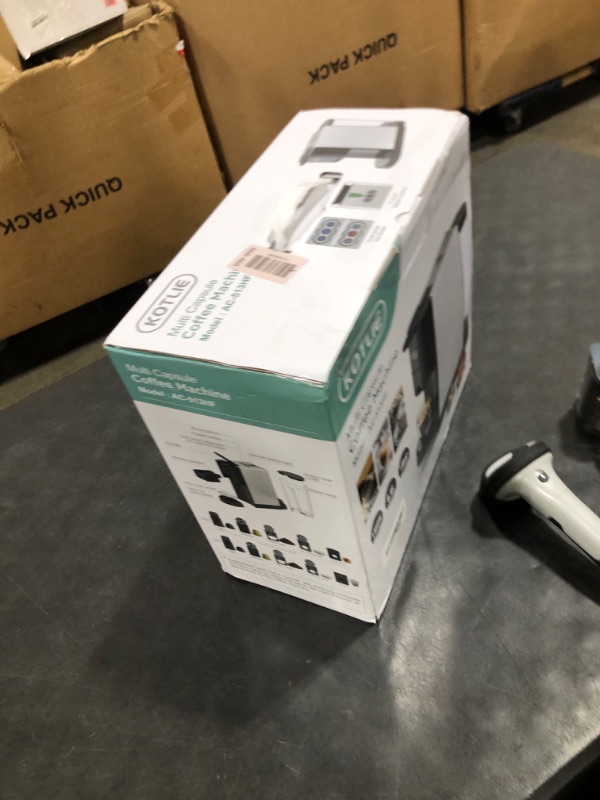 Photo 1 of KOTLIE 19Bar Single Serve Coffee Maker, 5in1 Espresso Machine for Keu* kcup Capsules/Nespresso Original/Dolce Gusto/Ground Coffee/44mm ESE, Level 7 Water volume, Hot&Cold Brew Coffee Machine