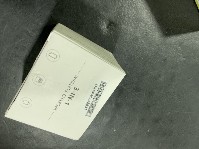 Photo 1 of Wireless Charging Station,3 in 1 Charging Stand Made for Apple Watch Ultra 11 10 9 8 7 6 SE 5 4 3,Fast Wireless Charger Made for iPhone 17/Air/16/15/14/13/12,for AirPods Pro(with Adapter) (Black)