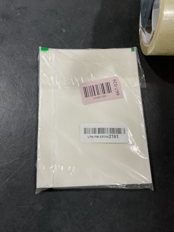 Photo 1 of BEUYI Clear 7.5'' x 5.5'' Packing List Envelopes, Adhesive Shipping Label Pouches/Sleeves (50 Pack)