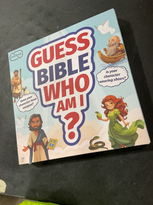 Photo 1 of Garybank Guess Bible Who I Am Board Games for Kids, 24 Holy Bible Characters with Life Story & Verse Cards, Bible Trivia Study Supplies for Sunday School, Youth Group & Teens, Christian Catholic Gifts