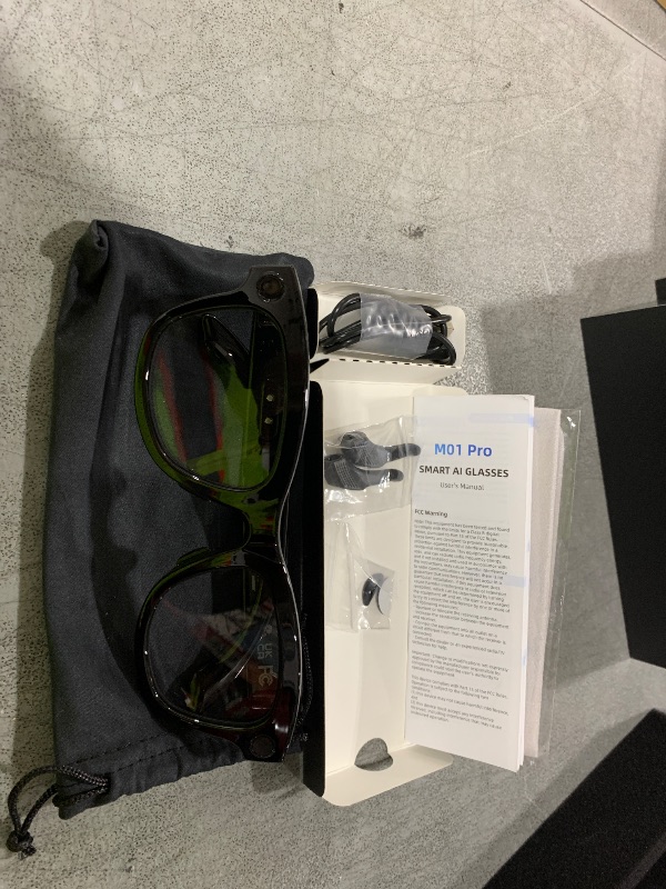 Photo 1 of T.Chilyn AI Smart Glasses with Camera, 1080P HD Video Recording Glasses, Real-Time Translation, Bluetooth Audio – Smart Glasses with Color-Changing Lenses for Travel, Sports, Outdoor Use