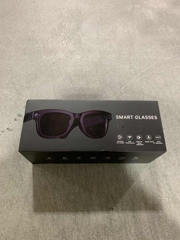 Photo 1 of T.Chilyn AI Smart Glasses with Camera, 1080P HD Video Recording Glasses, Real-Time Translation, Bluetooth Audio – Smart Glasses with Color-Changing Lenses for Travel, Sports, Outdoor Use