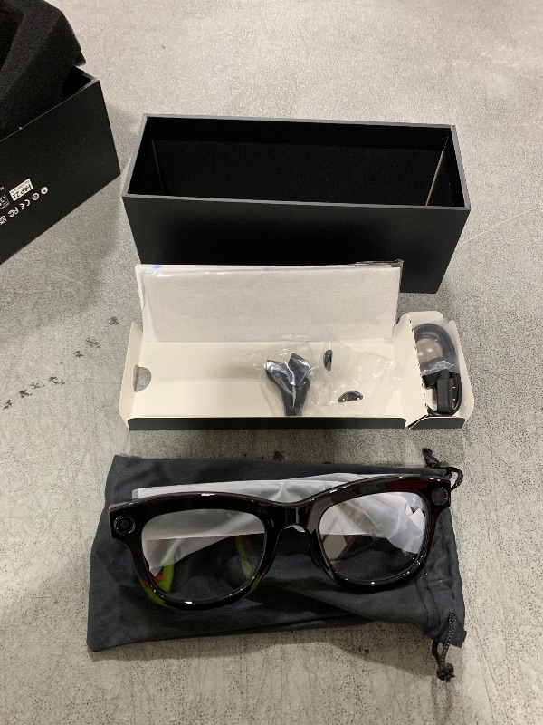 Photo 1 of T.Chilyn AI Smart Glasses with Camera, 1080P HD Video Recording Glasses, Real-Time Translation, Bluetooth Audio – Smart Glasses with Color-Changing Lenses for Travel, Sports, Outdoor Use