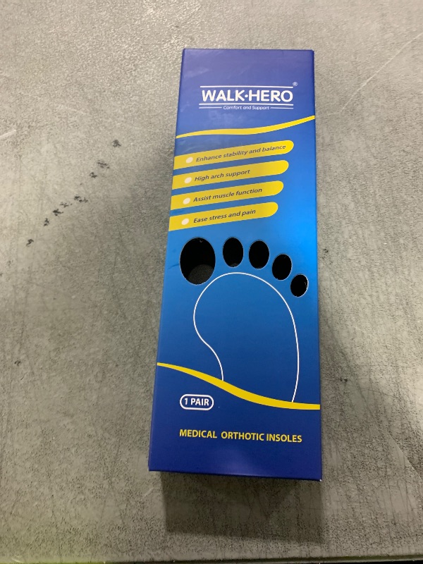 Photo 1 of Inserts Relieve Plantar Fasciitis - Flat Feet Insoles Arch Supports, Orthotic Insoles for Foot Pain Arch Pain Reduce Muscle Fatigue Absorb Shock (Mens 6-6 1/2 | Womens 8-8 1/2)
