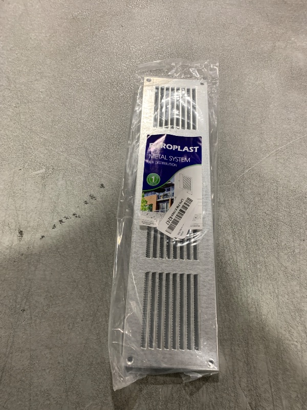 Photo 1 of Repa Market Galvanized Air Vent Cover 16" x 4" Inch (Outer Dimensions) - Steel Return Air Grilles - for Ceiling and Sidewall - HVAC - with Protection Screen (15.74'' x 3.93'' Inch)