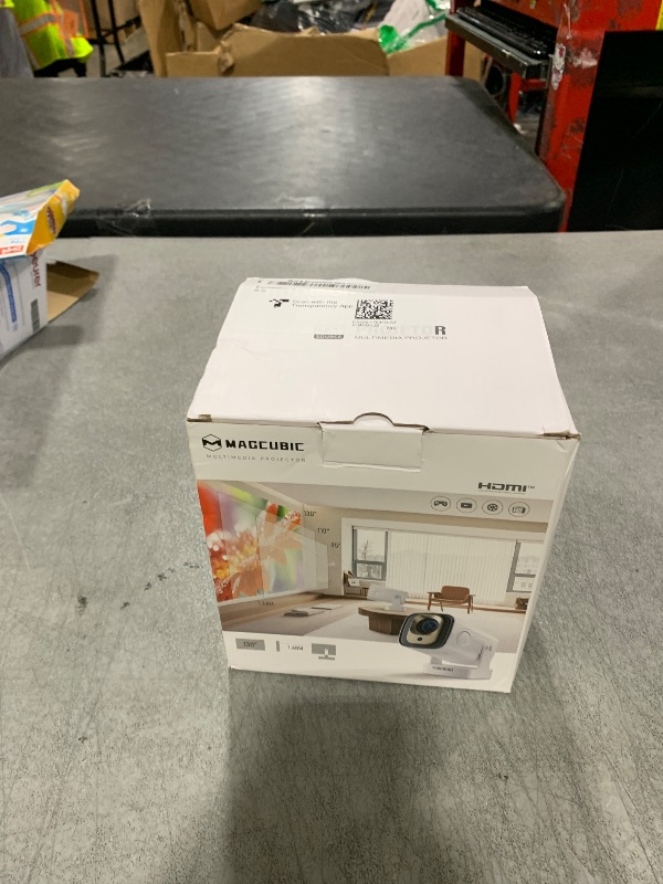 Photo 1 of ?Auto Focus&1080P?Magcubic Mini Smart Projector with 4K Support, Portable Projector with Wifi and Bluetooth, 5W Speaker, Built in Apps, Voice Control, Outdoor Movie Projector