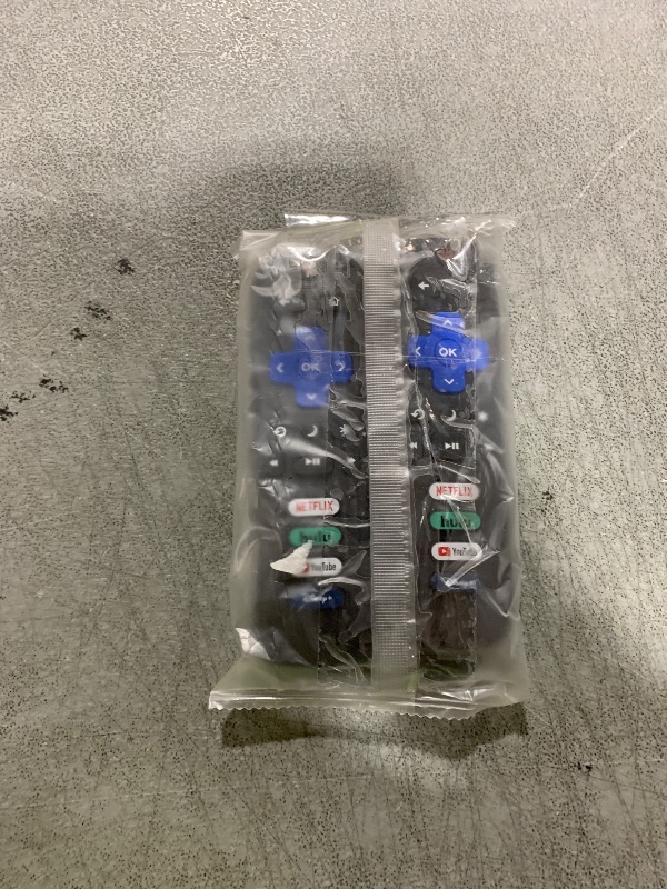 Photo 1 of (Pack of 2) Replacement-Remote-Control for Roku-TV,Compatible for TCL Roku/Hisense Roku/Onn Roku/Philips Roku Smart TVs(Not for Roku Stick and Box)