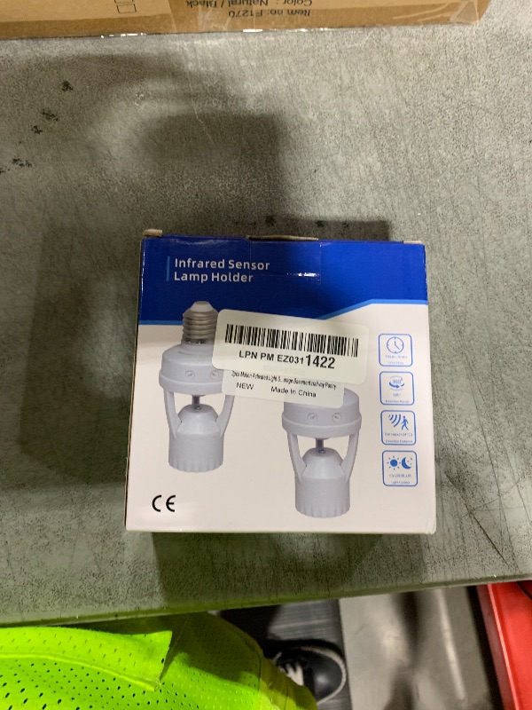Photo 1 of 2pcs Motion Activated Light Sockets, E26/E27 Screw in Add on/Off Motion Sensor Sockets for Existing Lights, Dusk and Dawn Auto Motion Sensor Light Sockets Indoor for Porch Garage Basement