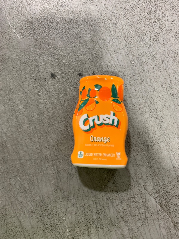 Photo 1 of BB 12/17/2025
Crush, Orange, Liquid Water Enhancer 