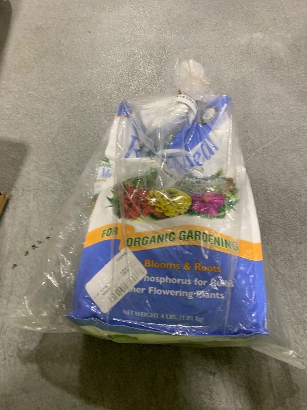 Photo 1 of Espoma Organic Bone Meal Fertilizer 4-12-0. All-Natural Plant Food Source of Nitrogen and Phosphorus For Organic Gardening. For Bulbs & Other Flowering Plants. 4 lb. bag.