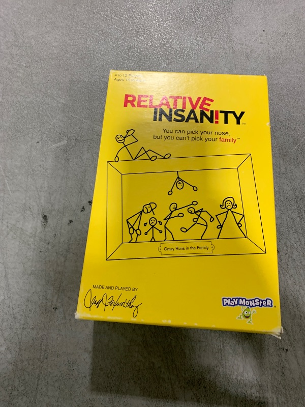 Photo 1 of Relative Insanity, Card Games - Family Games Night, Kids Games, Laugh Till You Drop Card Games for Adults, Travel Games, Fun, Kid Games, Designed by Comedian Jeff Foxworthy, Multi-Player, Ages 14+