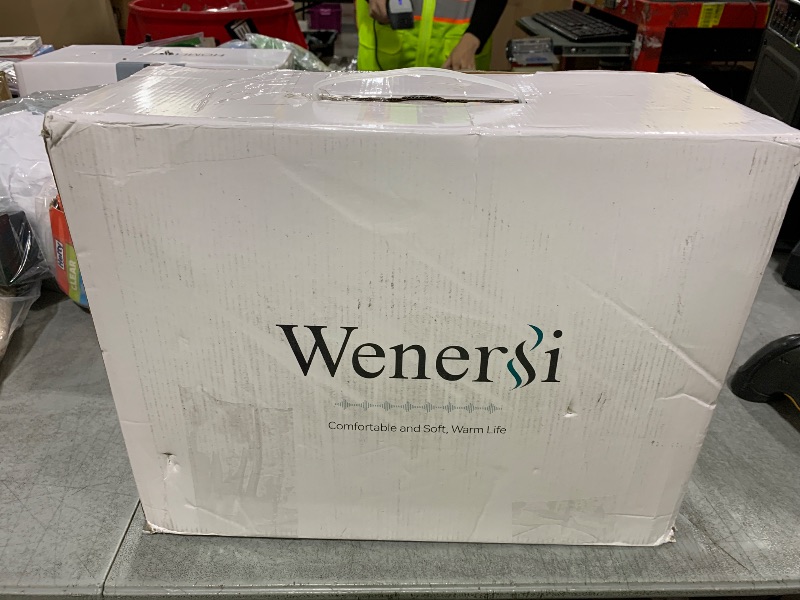 Photo 1 of WENERSI Feather Down Comforter Cal King Size,Hotel Style Bedding Comforter,750+ Fill Power,1200TC,100% Organic Cotton Fabric,All Season White Duvet Insert with 8 Corner Tabs