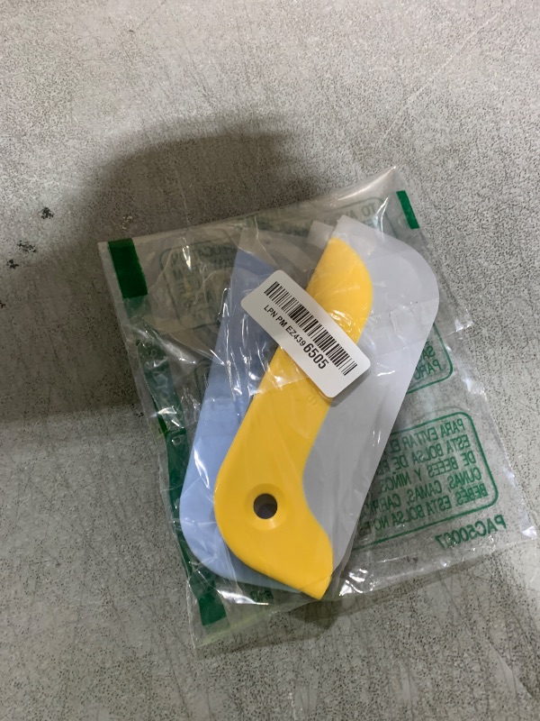 Photo 1 of 3 Pack Small Squeegees, Mini Squeegee for Windows, Mirrors, Bathroom Glass Shower Mirrors and Counter, Kitchen Countertops and Sink. Dish Scraper for Cleaning Up Dish Residue.(Blue&Yellow&Grey)