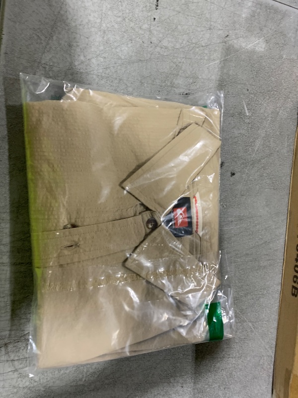 Photo 1 of Quiksilver Men's Seersucker Shirt, Vinatge Khaki M