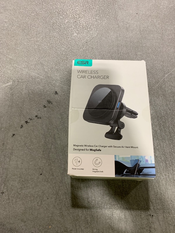 Photo 1 of ESR for MagSafe Car Mount Charger, 15W Magnetic Wireless Car Charger, Compatible with MagSafe Car Charger,Air Vent Dashboard Phone Holder Mount for iPhone 16 15 14 13 12, Galaxy S25, Fast Charging
